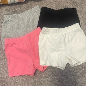 4 Pair Girls bike shorts